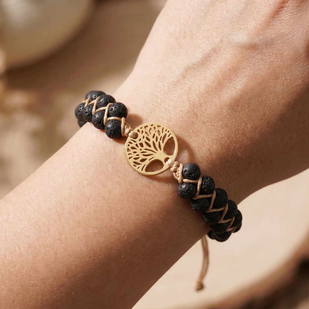 Ebony Tree of Life Bracelet