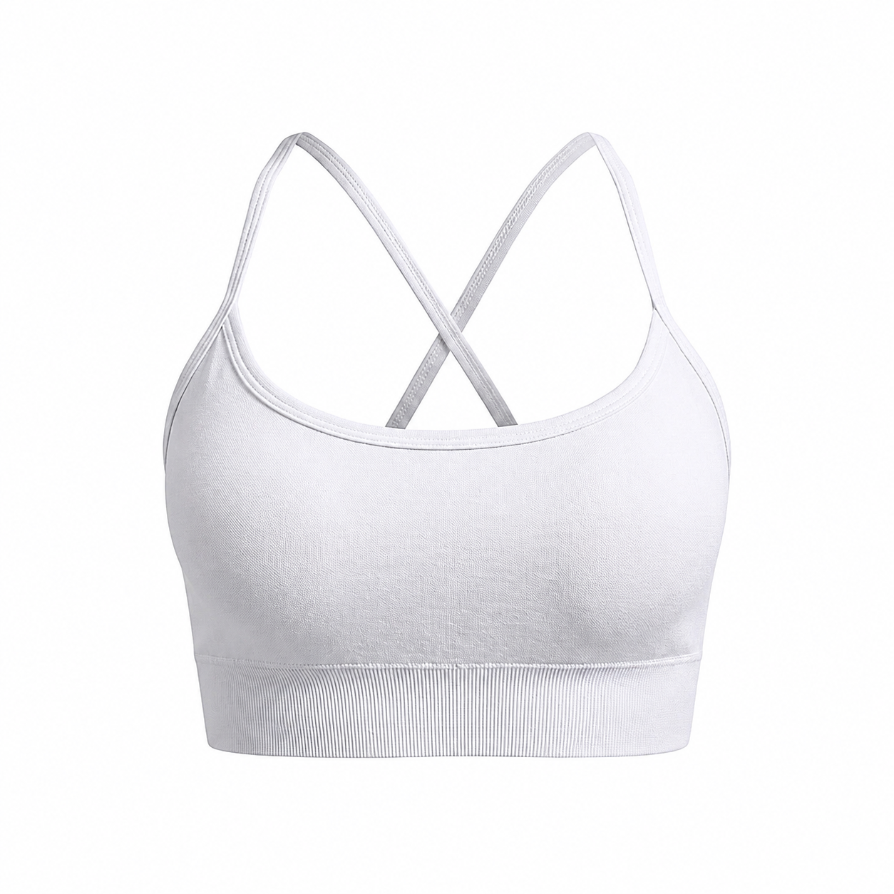 BUMKYN Sports Bra Light Gray