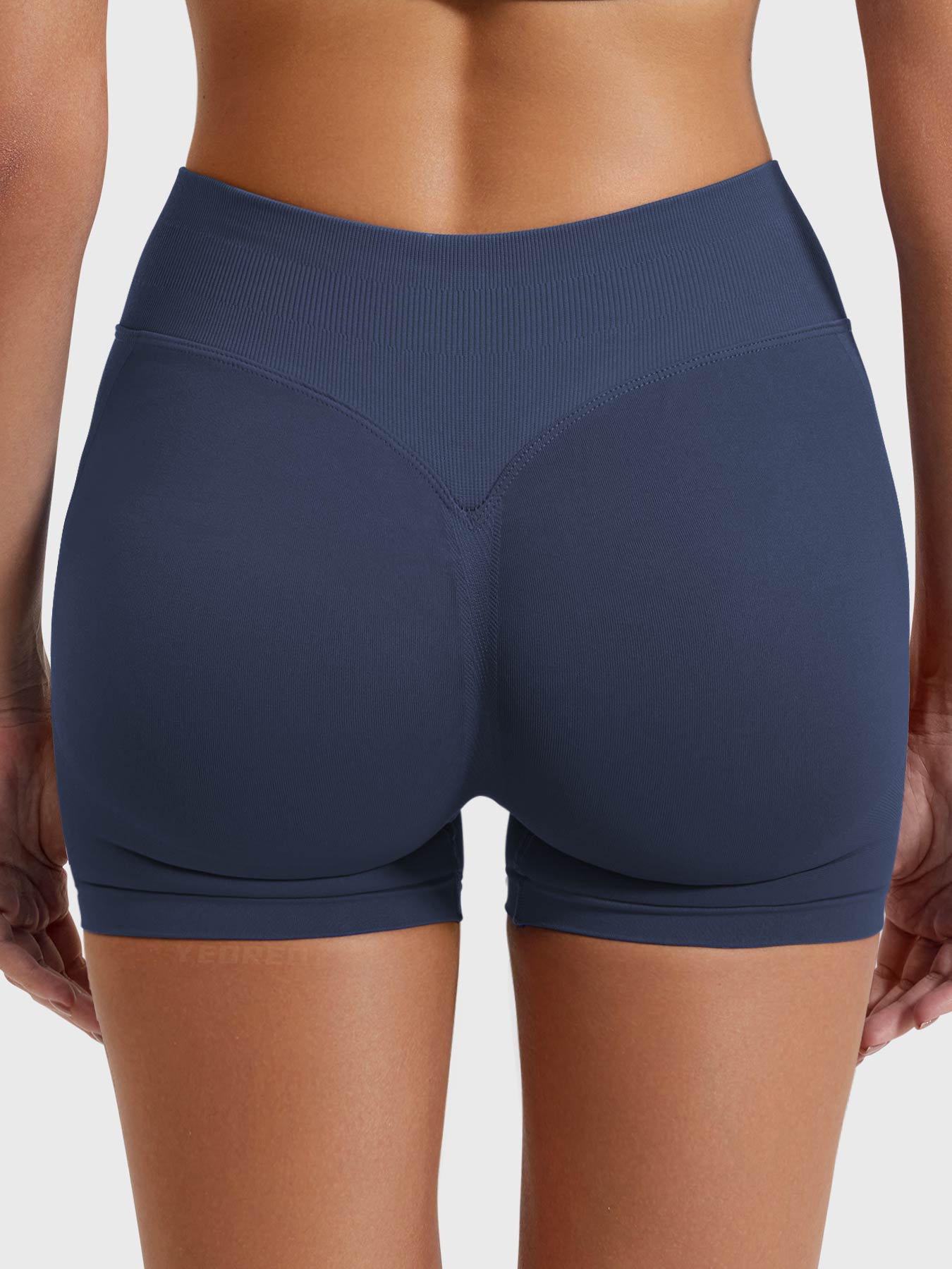 Softhue Shorts Blue Grey