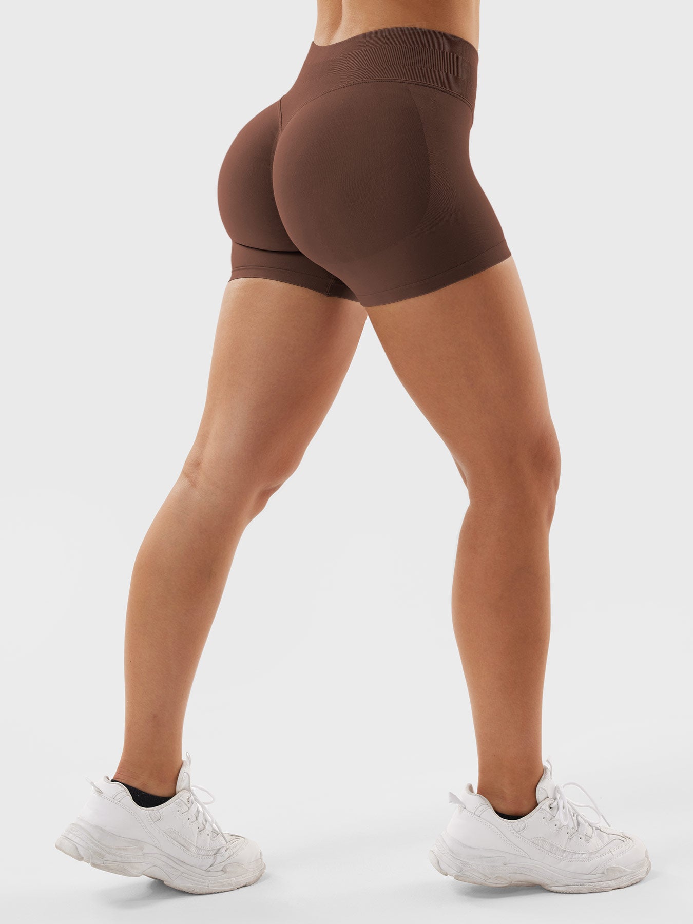 Softhue Shorts Dark Brown